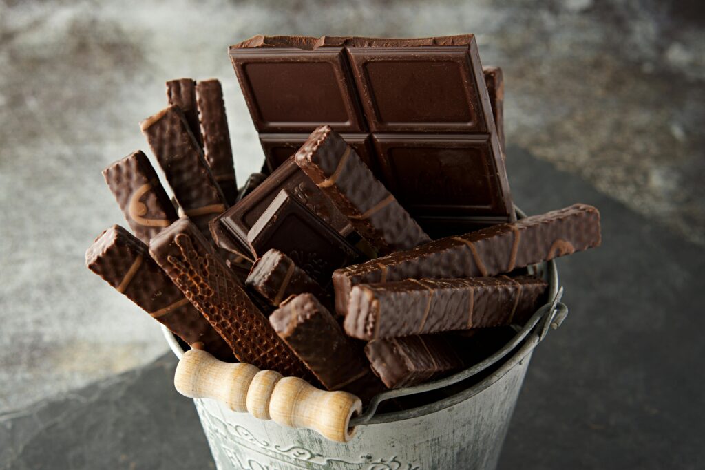 Cono-de-chocolates-sin-azucar.-jpg-1024x683 Chocolate sin azúcar: cómo incorporarlo de forma saludable